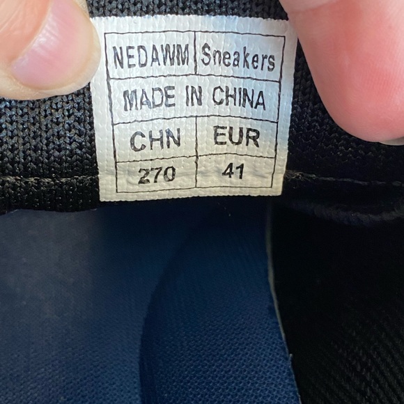 Nedawm Black Lightweight Men’s Casual Mesh Sneakers NWT Size EU 41 - Picture 10 of 10